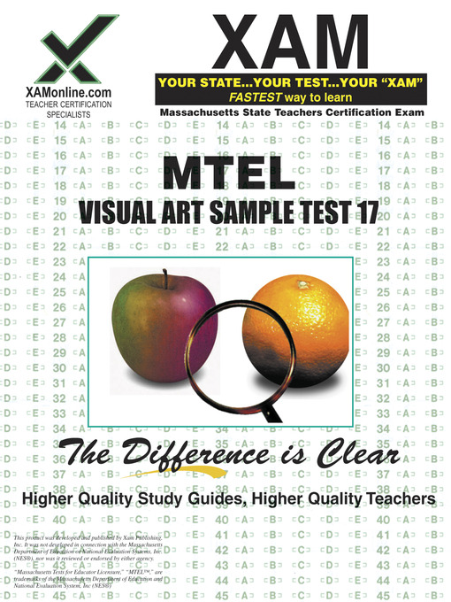 Title details for MTEL Visual Art Sample Test 17 by Sharon Wynne - Available